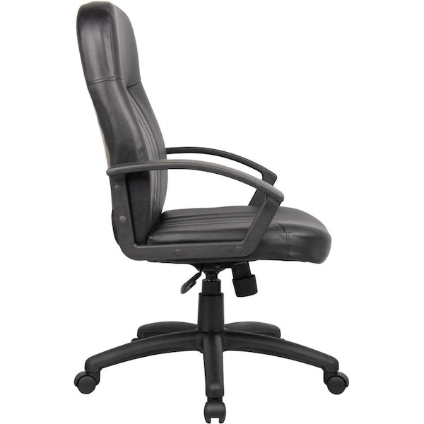 Leather Executive Chair, Loop, Black