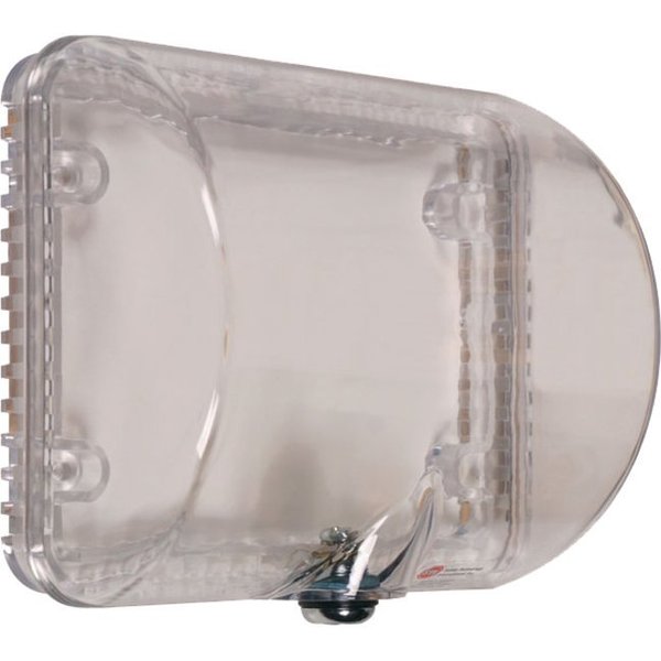 Surface Mount Clear Poly Thermostat Cover, Small With Key Lock 4-5/8