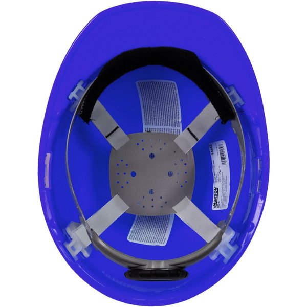 Front Brim Hard Hat, Type 1, Class E, Ratchet (4-Point), Blue