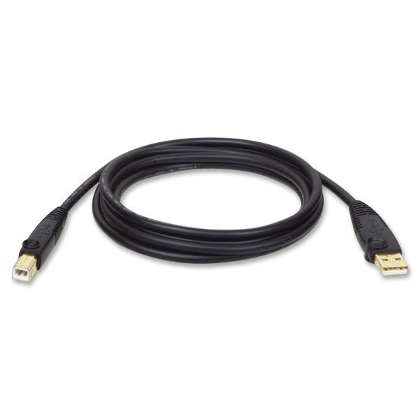 USB 2.0 Cable, Hi-Speed A/B, M/M, 10ft