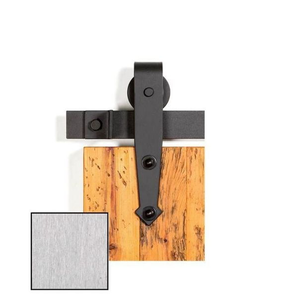 Brushed Stainless Steel Barn Door Hardware 0115-5001 50