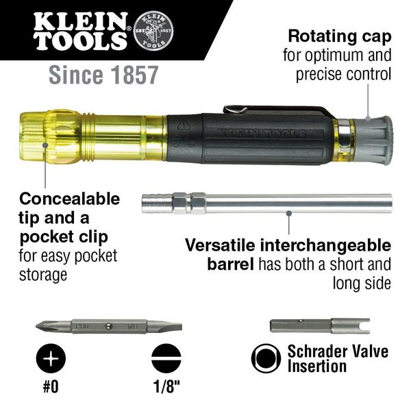 Phillips, Slotted Bit 6 1/2 in, , Num. of pieces:4