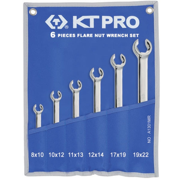 Flare Nut Wrench Set, Metric, 6 Piece