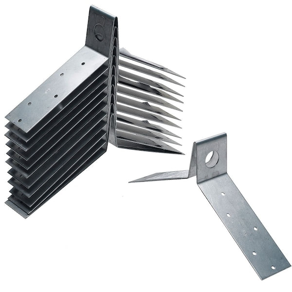 Roof Anchor Knock Down Plated Steel 12PK