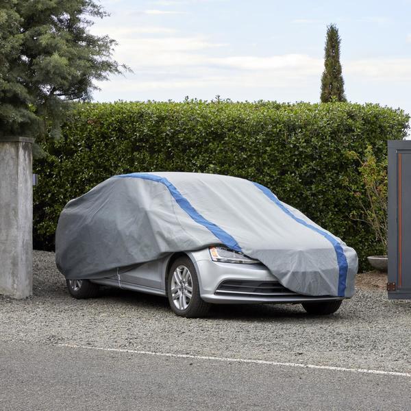 Silver Sedan Cover Weather Defender, 16Ft