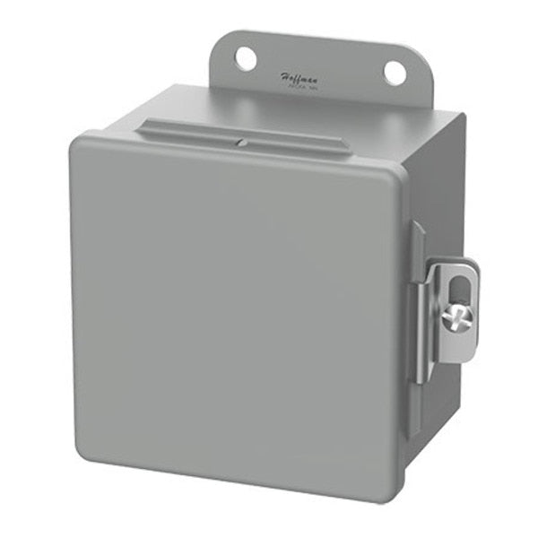 Continuous Hinge with Clamps CH, Type 12, 8.00x8.00x6.00, Gray, Mild S