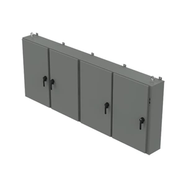 NEMA NEMA Type 12 48 H x 3975 W x 10 D Low-Profile, One-To-Five, Door Disconnec