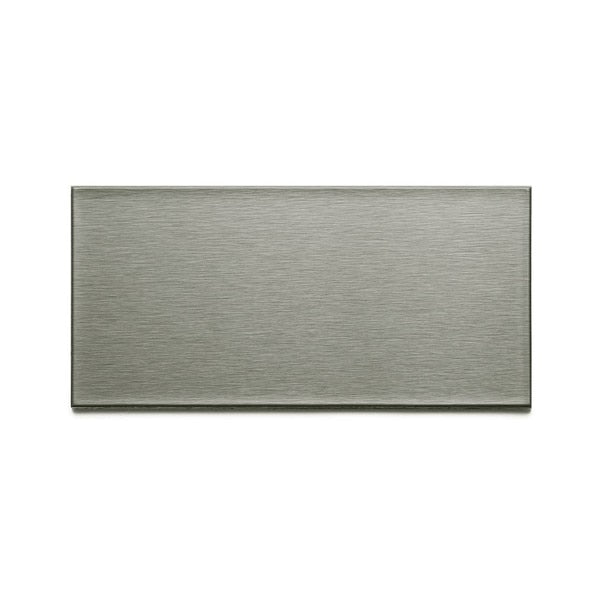 Metal Backsplash 3X6 Long Grain Bru, PK 8