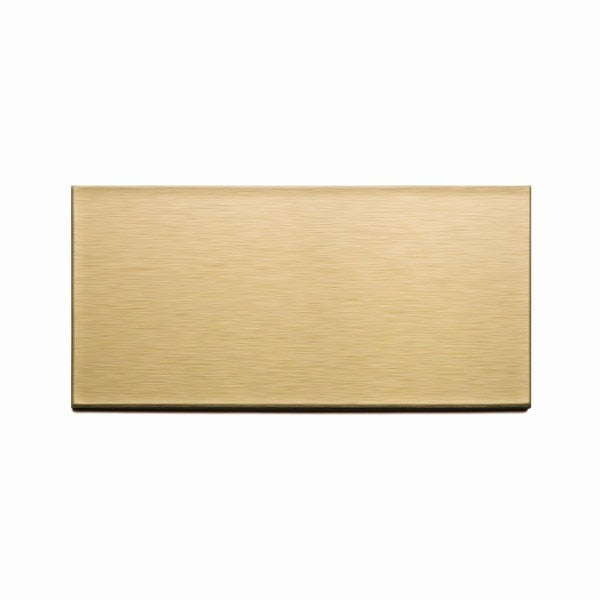 Metal Backsplash 3X6 Long Grain Bru, PK 8
