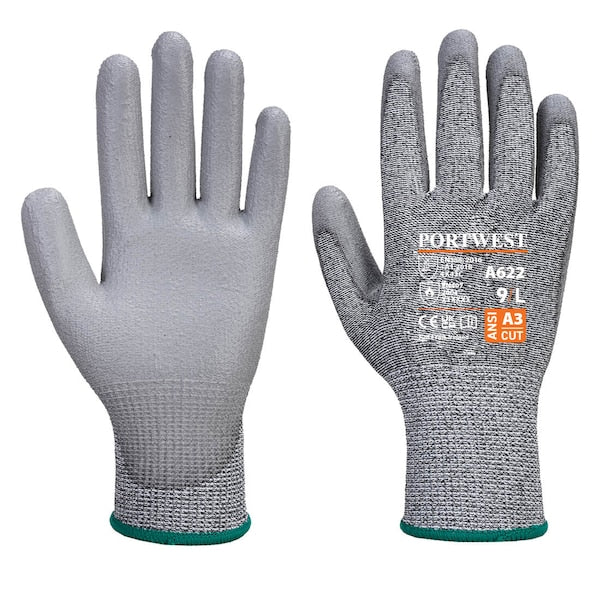 MR Cut PU Palm Glove, L