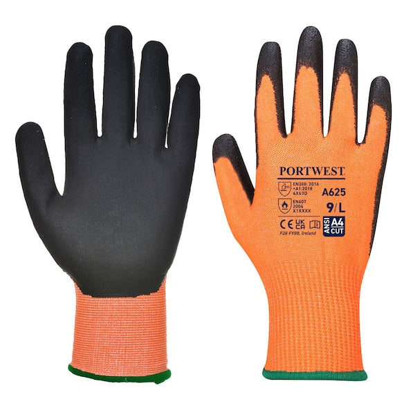 Vis-Tex PU Cut Resistant Glove, Med