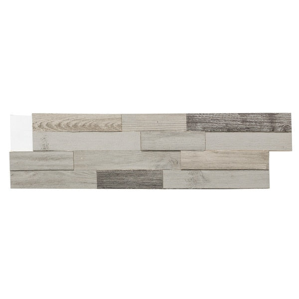 Panel Wood 6.5 X 24 Weathered Barn, PK 5