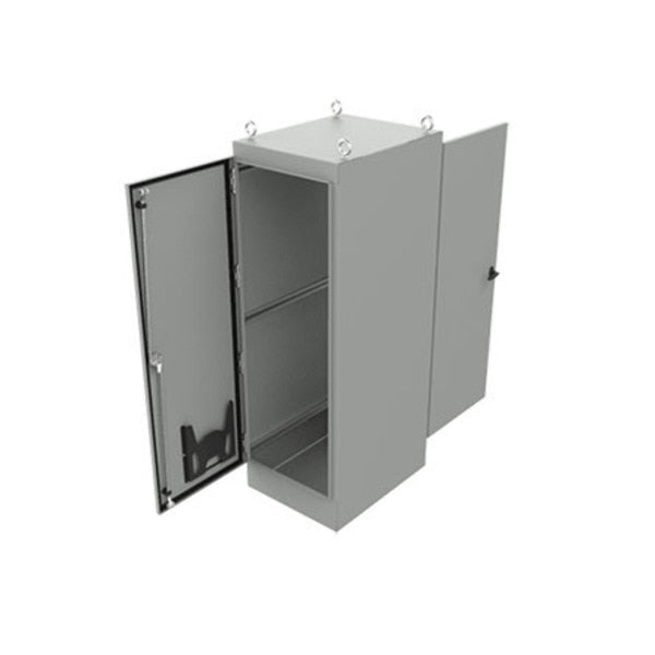 Free-Stand, Single or Dual Access, Type 12, 72.06x30.06x24.06, Gray, S