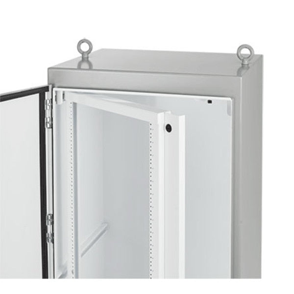 Swing-Out Rack Mounting Frames, fits 72.06x36.06, White, Steel