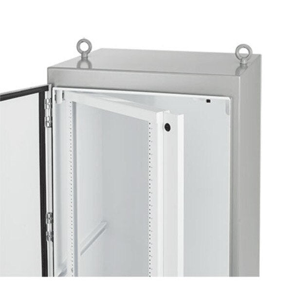 Swing-Out Rack Mounting Frames, fits 72.06x30.06, White, Steel