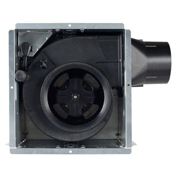 Ceiling Bathroom Fan, 80 cfm cfm, 4 in Duct Dia., 120V AC, Energy StarÂ® Certified