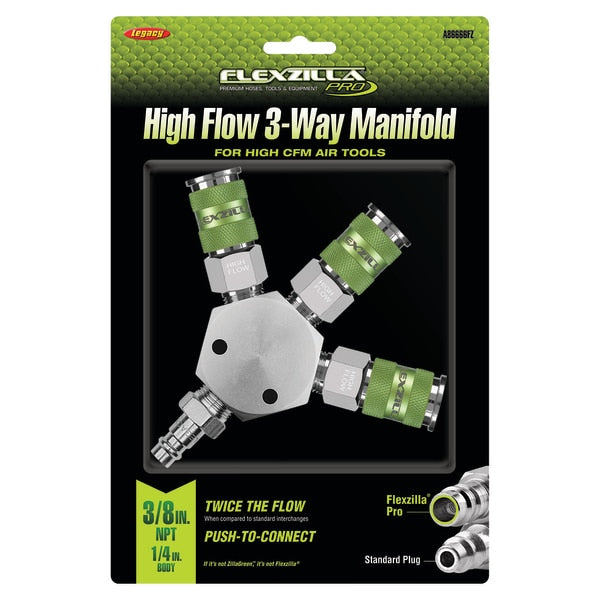Pro 3-Way Manifold, 3/8