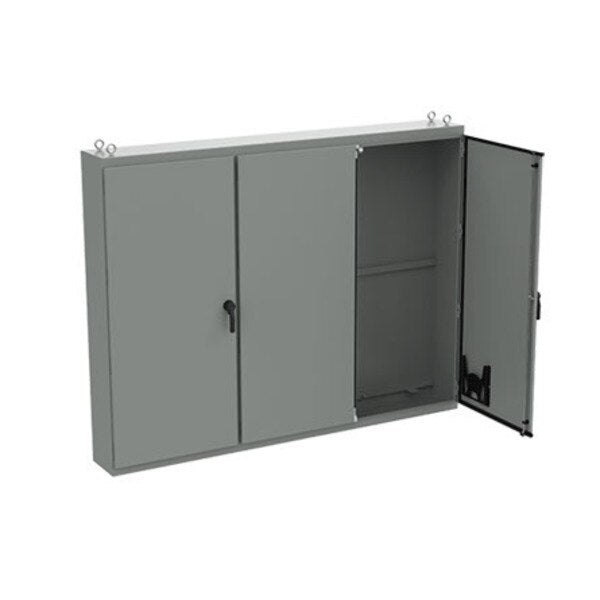 Free-Stand, Multi-Door, Type 12, 86.12x112.00x14.12, Gray, Steel