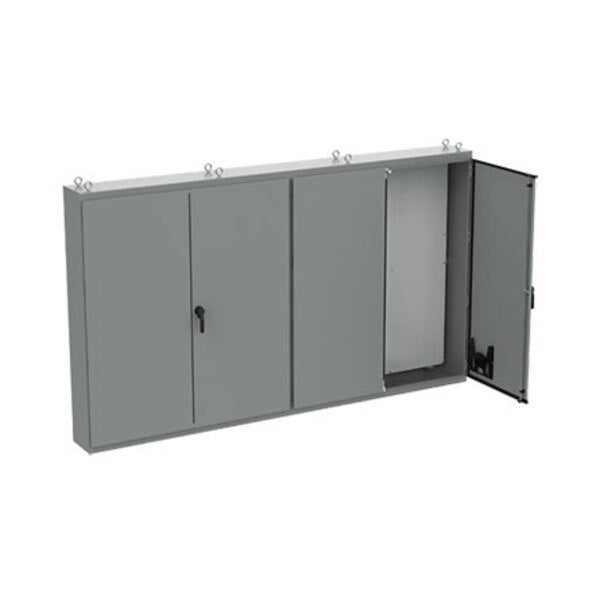 Free-Stand, Multi-Door, Type 12, 86.12x149.19x14.12, Gray, Steel