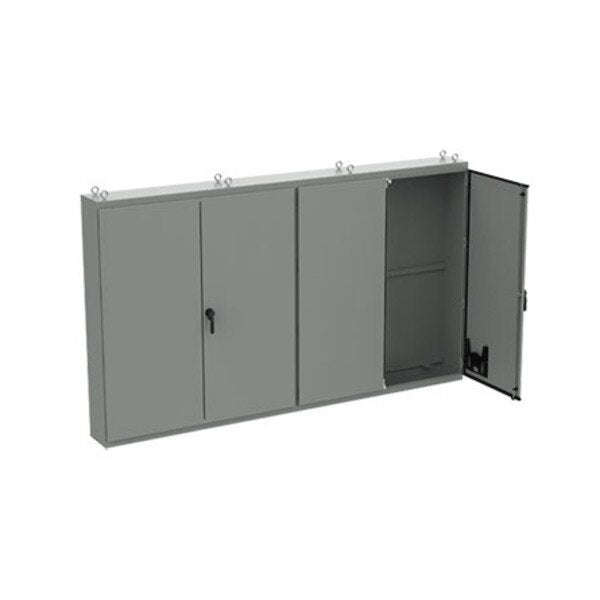 Free-Stand, Multi-Door, Type 12, 86.12x149.19x20.12, Gray, Steel