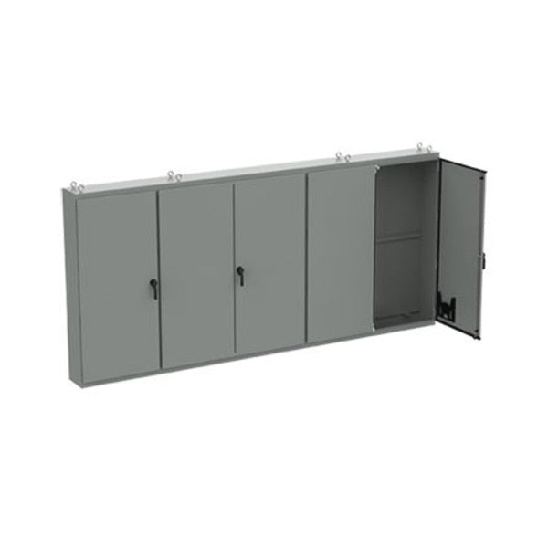 Free-Stand, Multi-Door, Type 12, 86.12x187.00x14.12, Gray, Steel