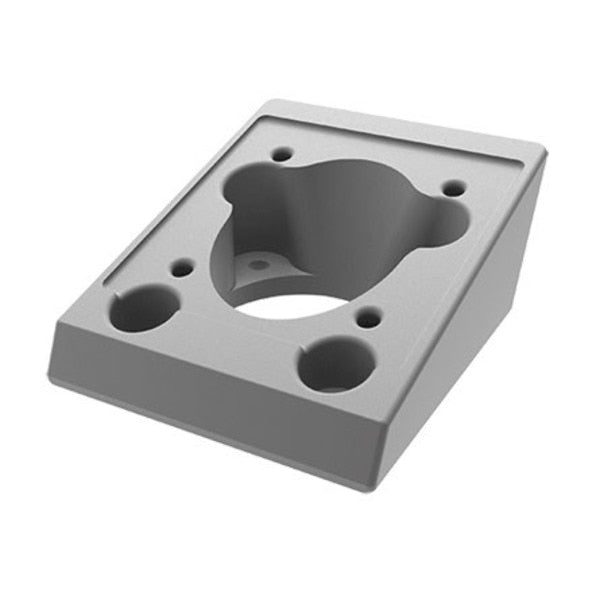 Angle Adapter, fits 4x4 Pedestal, Aluminum