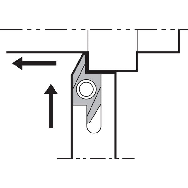 Turning Toolholder, AABSR 815JXF