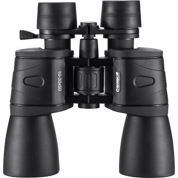 Zoom Binocular, 10 - 30X Magnification, Porro Prism, 195 ft @ 1000 yd (at 10X) Field of View