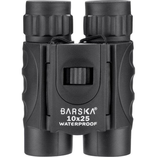 Waterproof Compact Binoculars, 10x25, Blk