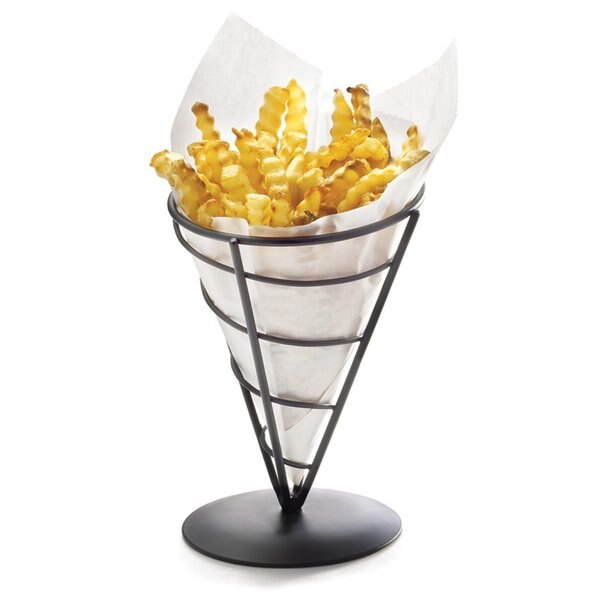 Vertigo Appetizer Cone, Blk, 5