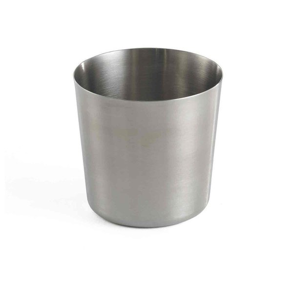 Brushed SS Round Cup, 3.4