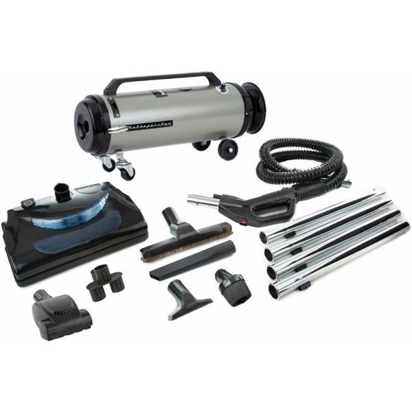 Professional Full-Size Canister Vacuum, Electric Power Nozzle, 2-Speed