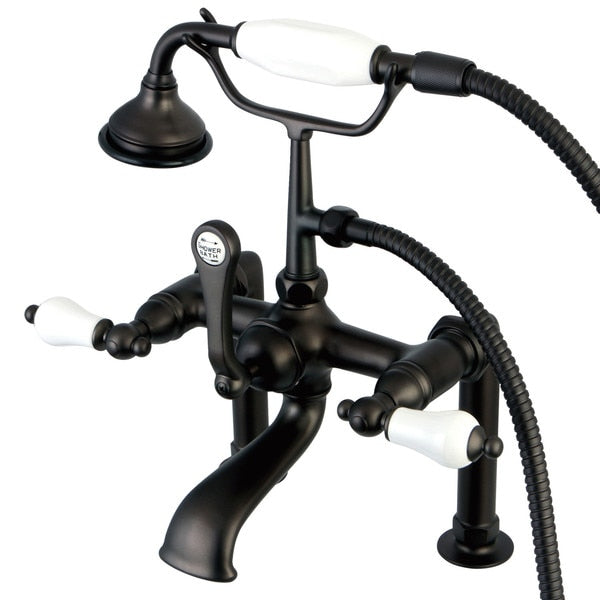 Deck-Mount Clawfoot Tub Faucet, Oil Rubbed Bronze, Deck Mount