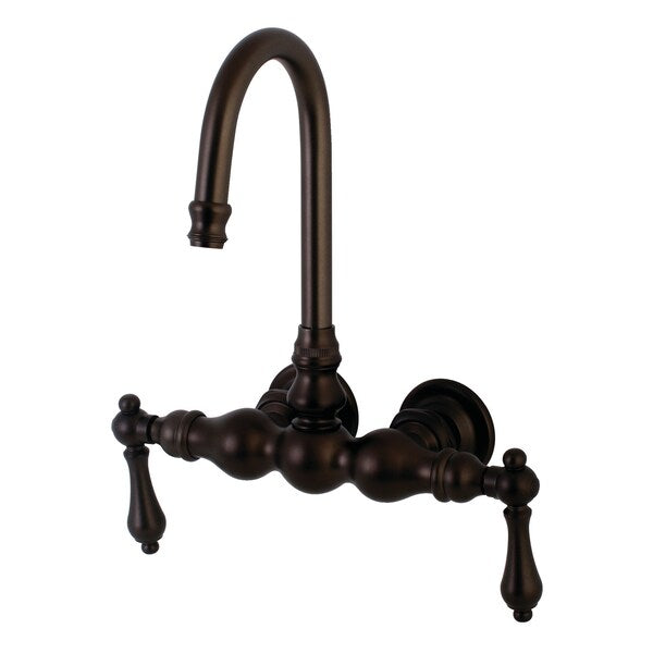 Wall-Mount Clawfoot Tub Faucet, Oil Rubbed Bronze, Tub Wall Mount