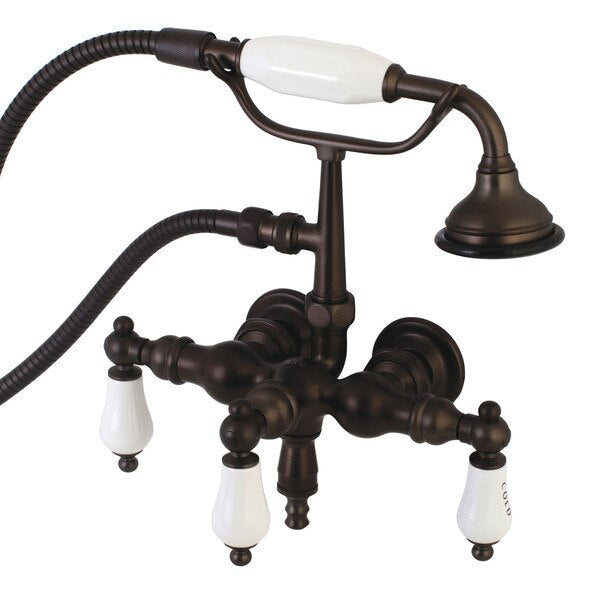 Wall-Mount Clawfoot Tub Faucet, Oil Rubbed Bronze, Tub Wall Mount