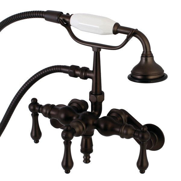 Wall-Mount Clawfoot Tub Faucet, Oil Rubbed Bronze, Tub Wall Mount
