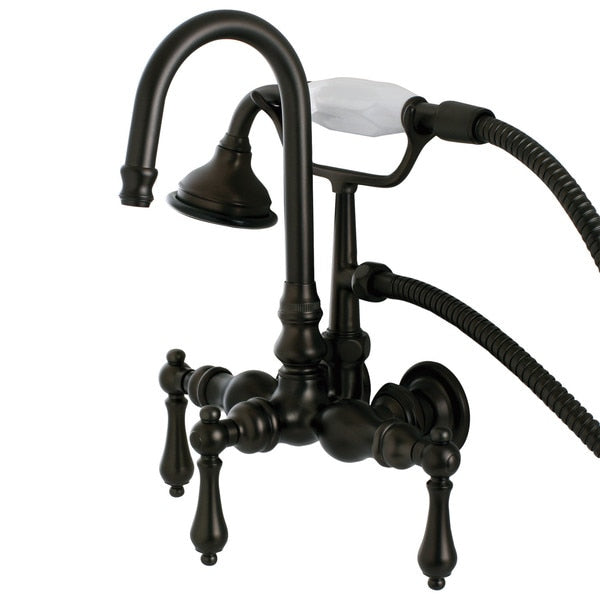Wall-Mount Clawfoot Tub Faucet, Oil Rubbed Bronze, Tub Wall Mount