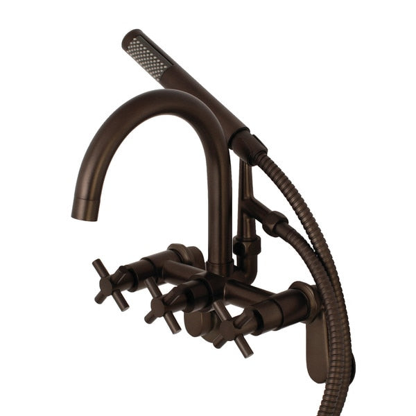 Wall-Mount Clawfoot Tub Faucet, Oil Rubbed Bronze, Tub Wall Mount