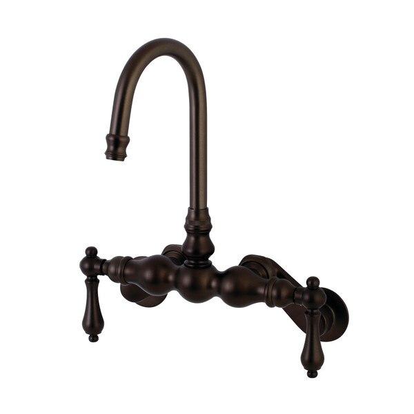 Wall-Mount Clawfoot Tub Faucet, Oil Rubbed Bronze, Tub Wall Mount
