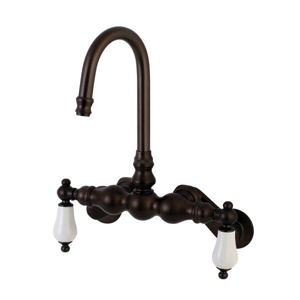 Wall-Mount Clawfoot Tub Faucet, Oil Rubbed Bronze, Tub Wall Mount