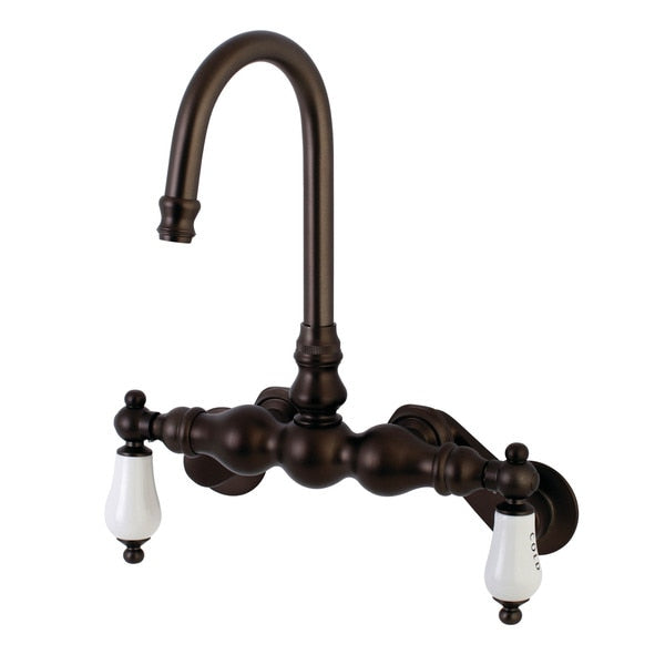 Wall-Mount Clawfoot Tub Faucet, Oil Rubbed Bronze, Tub Wall Mount