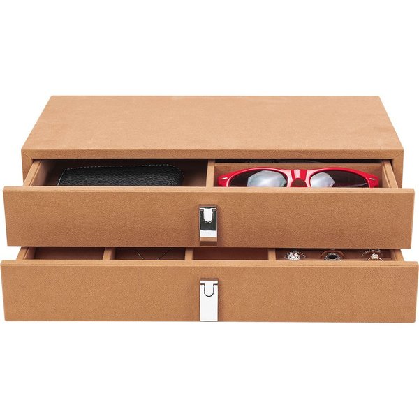 Suede-Lined Jewelry Storage Drawer Set