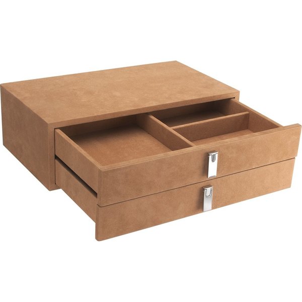Suede-Lined Jewelry Storage Drawer Set