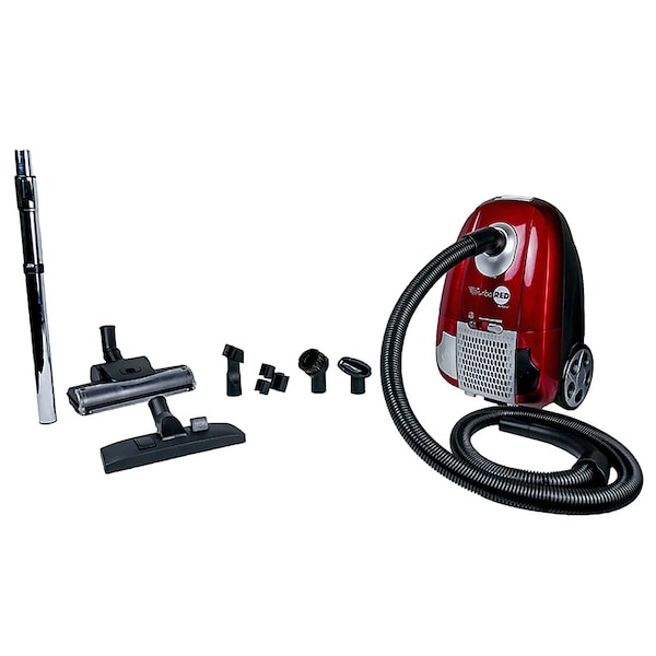 Turbo Red Vacuum with HEPA Filtration
