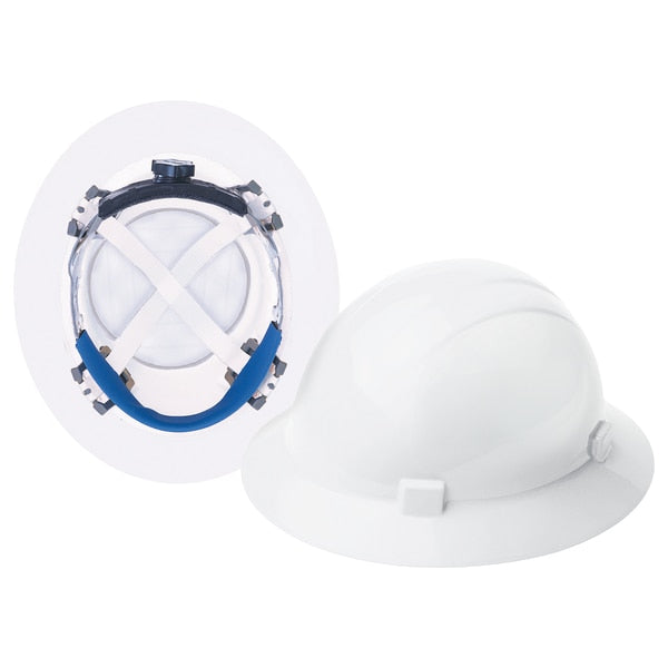 Front Brim Hard Hat, Type 1, Class E, Ratchet (6-Point), Hi-Vis Pink