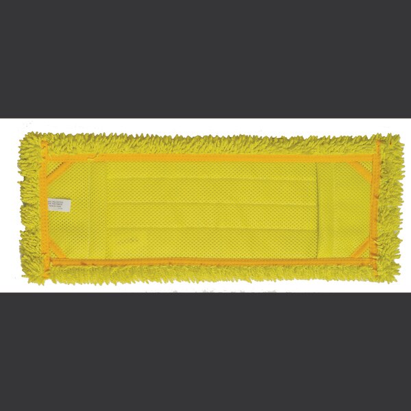 Pocket Pro Wet Mop With Mesh, Yellow, PK3