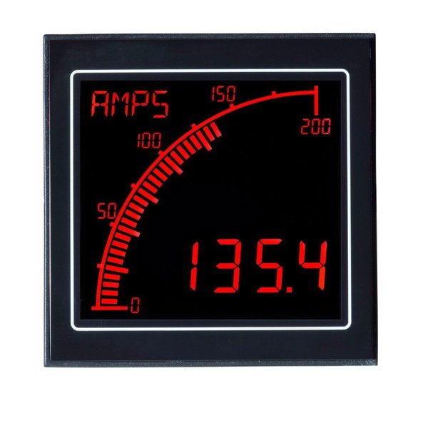 Analog Panel Meter, AC, 68mm x 68mm, Screw