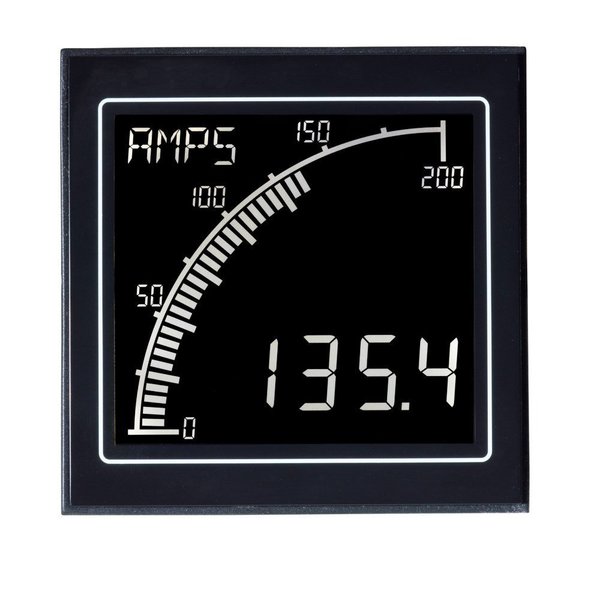 Analog Panel Meter, AC, 68mm x 68mm, Screw