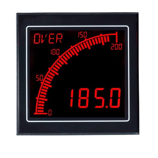 Analog Panel Meter, AC, 68mm x 68mm, Screw