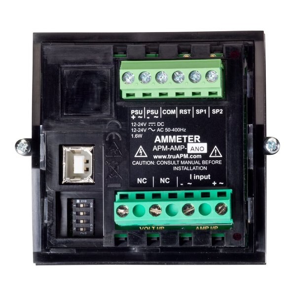 Analog Panel Meter, AC, 68mm x 68mm, Screw